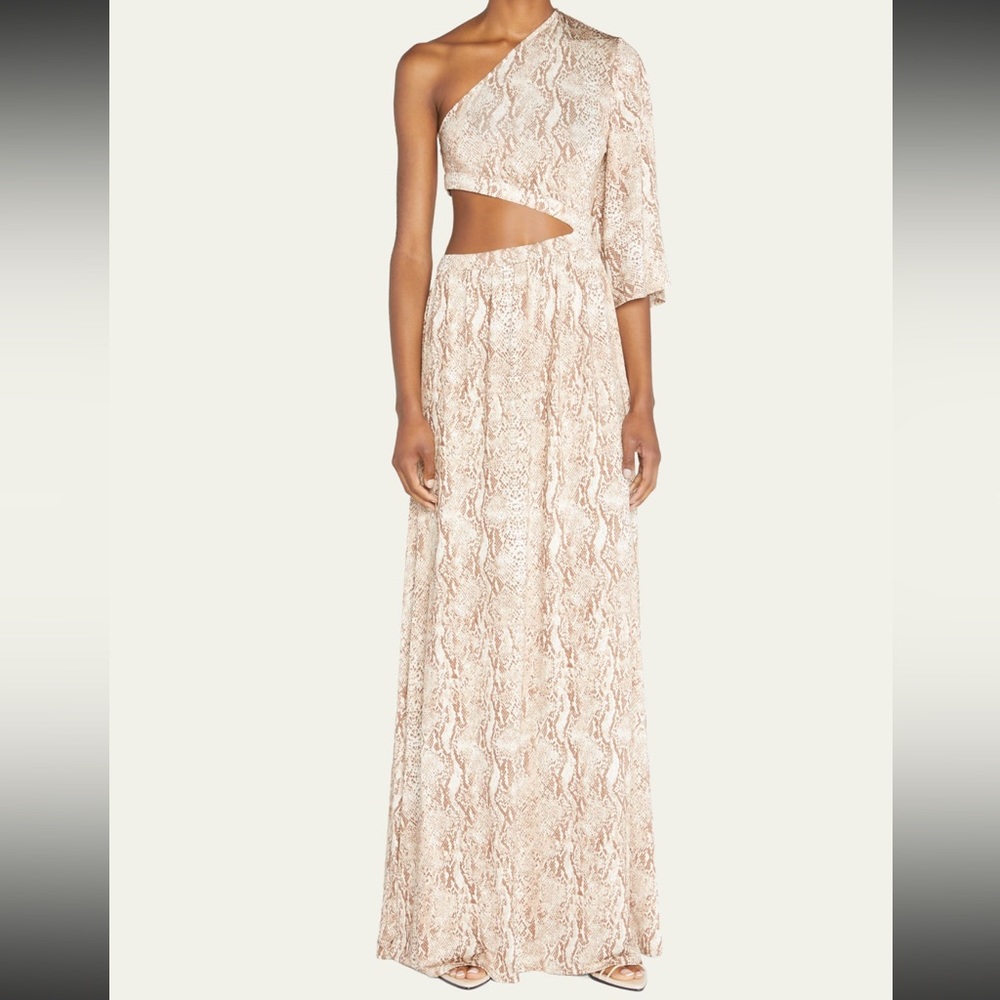 L’AGENCE Fontana Cobra Maxi Dress